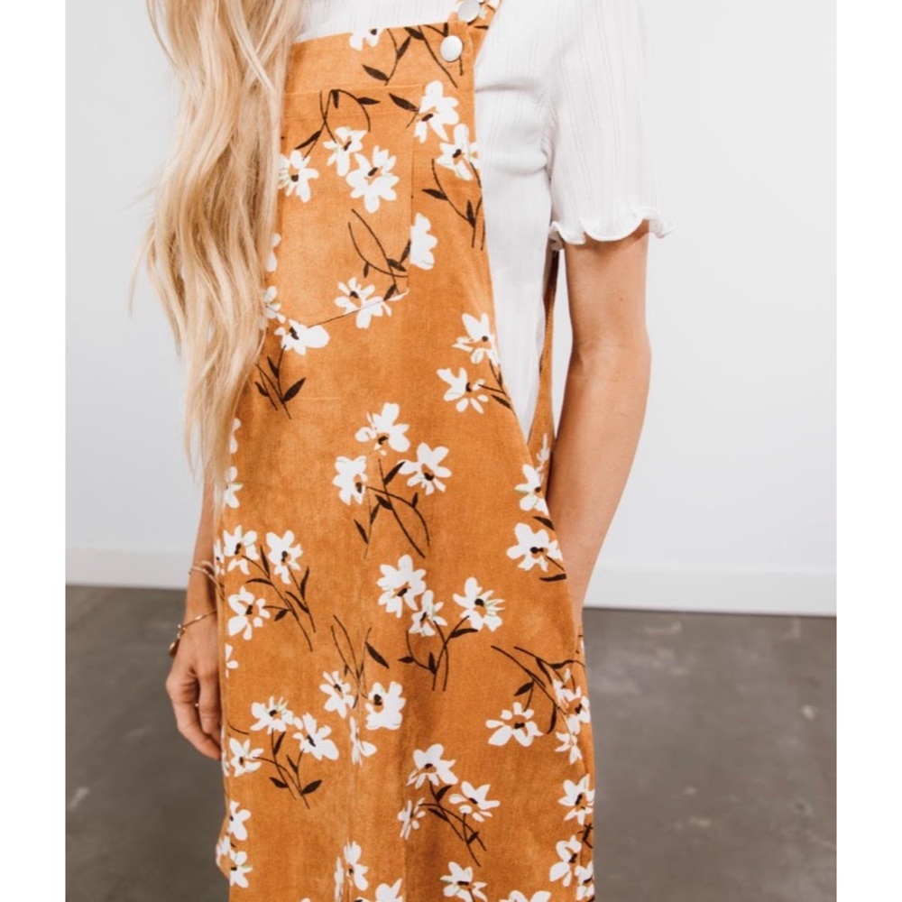 Shop Stevie corduroy overall dress